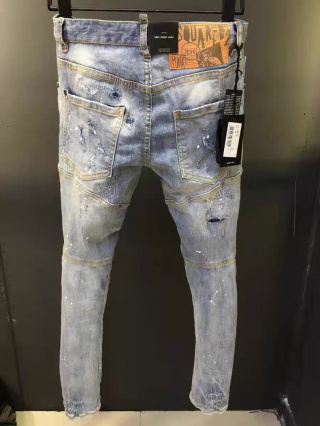 Spodnie Dsquared niebieskie