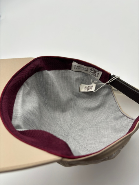 Czapka z daszkiem Brunello Cucinelli Czapka z daszkiem Brunello Cucinelli
