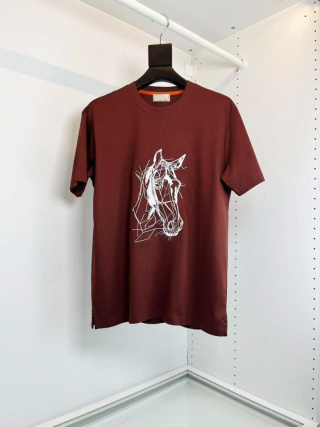 T-shirt luksusowy męski bawełaniany