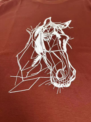 T-shirt luksusowy męski bawełaniany