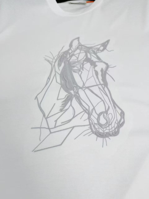 T-shirt luksusowy męski bawełaniany T-shirt luksusowy męski bawełaniany