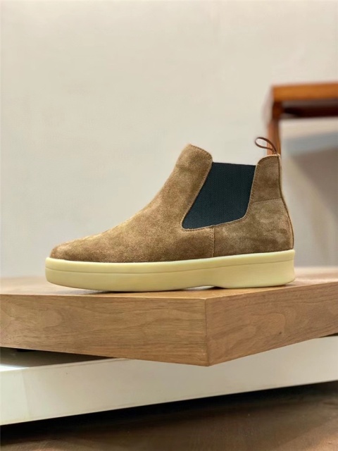 Buty wsuwane botki męskie śniegowce Loro Piana