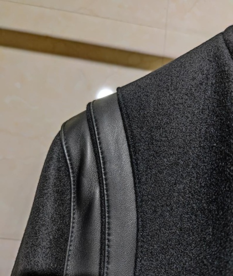 Kurtka męska bejsbolowa bamberka Saint Laurent