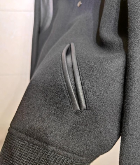 Kurtka męska bejsbolowa bamberka Saint Laurent