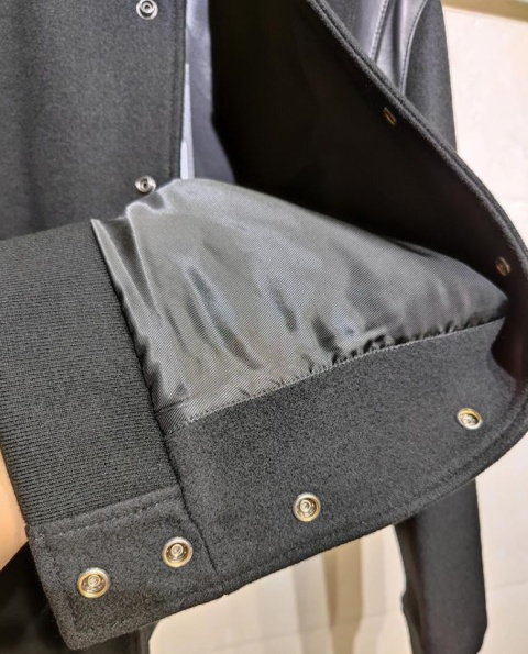 Kurtka męska bejsbolowa bamberka Saint Laurent