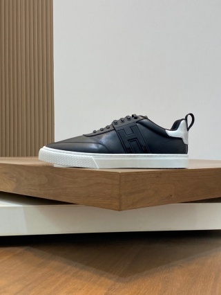 Męskie skórzane trampki biznesowe