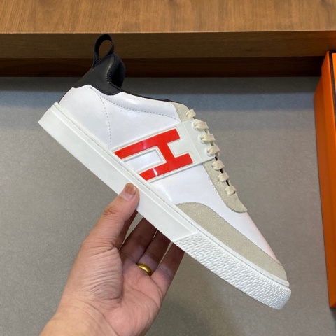 Męskie skórzane trampki biznesowe