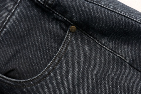 Spodnie zimowe jeansy ocieplane Louis Vuitton