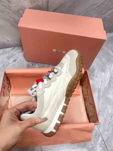 Buty damskie snekersy Miu Miu