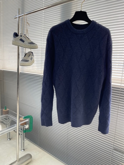 Luksusowy męski sweter wełniany - kaszmir