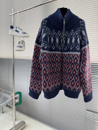 Sweter Loewe - kardigan wełniany zapinany na zamek