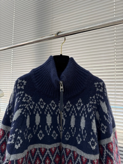 Sweter Loewe - kardigan wełniany zapinany na zamek