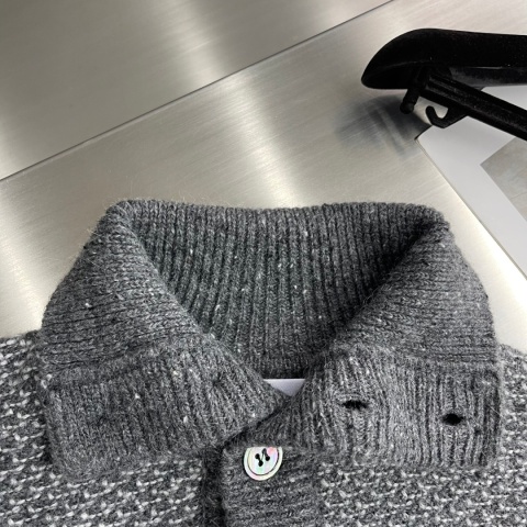 Sweter wełniany polo Thom Browne