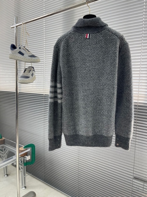 Sweter wełniany polo Thom Browne