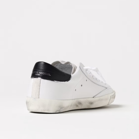 Buty Philippe Model Paris PRSX · unisex „dirty sneakers” · czarny tył · 2025