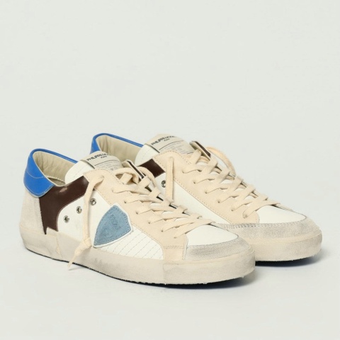 Buty Philippe Model Paris PRSX unisex niebieski tył 2025