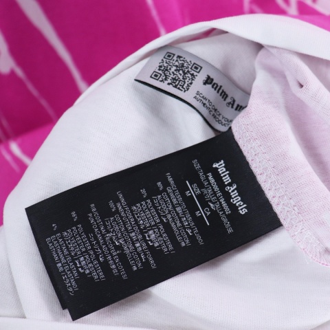 Koszulka Palm Angels Pink Graffiti Tee