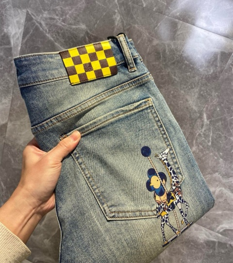 Spodnie jeans Louis Vuitton