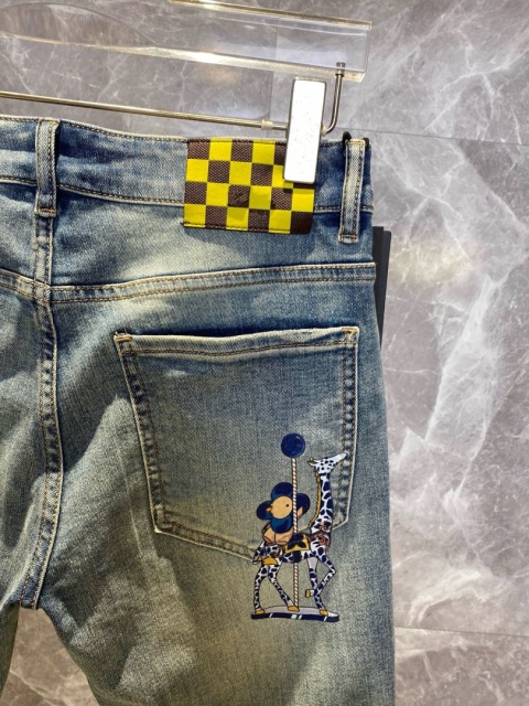 Spodnie jeans Louis Vuitton
