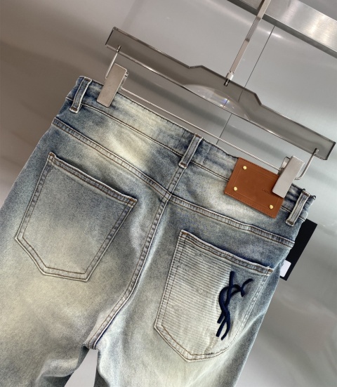 Spodnie Saint Laurent styl slim fit