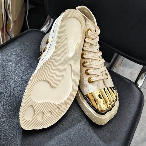 Trampki Schiaparelli High‑Top Canvas Gold Edition