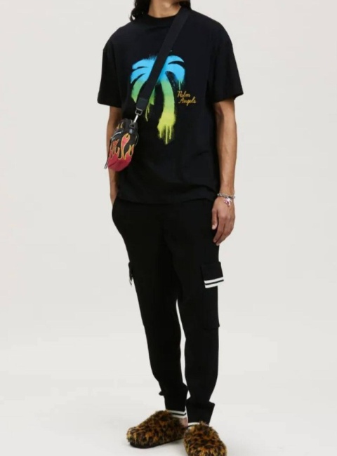 Koszulka Palm Angels Pink Green