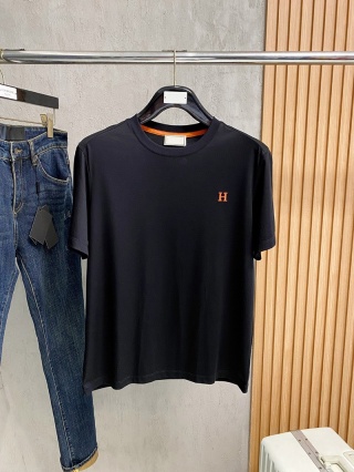 Koszulka Herme Bawełna Jedwabista Haft Premium Basic