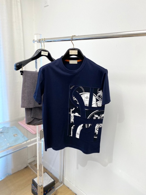 Koszulka męska t-shirt Hermes Premium Silky Cotton