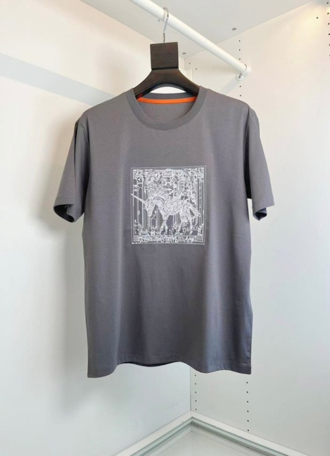 Koszulka męska t-shirt Hermes Silky Cotton Tee