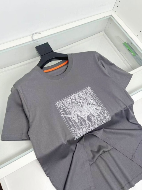 Koszulka męska t-shirt Hermes Silky Cotton Tee