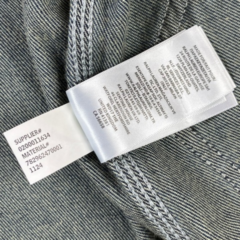 Kurtka katana Ralph Lauren Washed Deep Blue