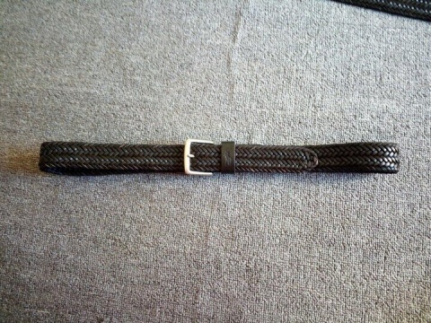 Pasek Ralph Lauren Pleciony 100% skóra licowa Uniwersalny casual