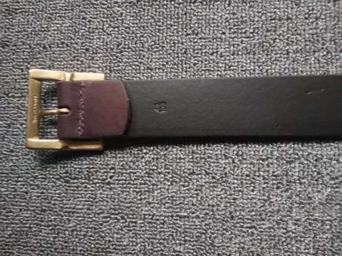 Pasek Ralph Lauren Kawa brąz 100% skóra naturalna