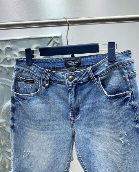 Spodenki jeansowe Philipp Plein·Slim Straight