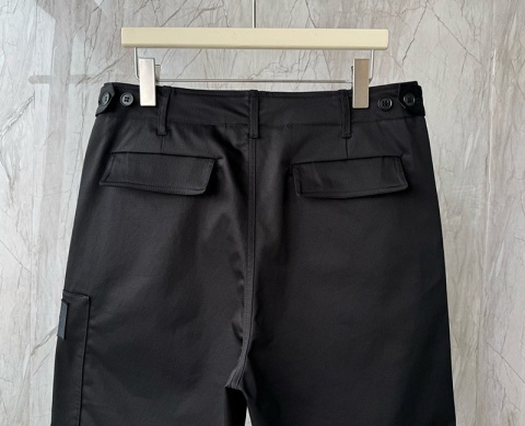 Męskie spodnie Fendi Silky Cotton Cargo Straight Fit