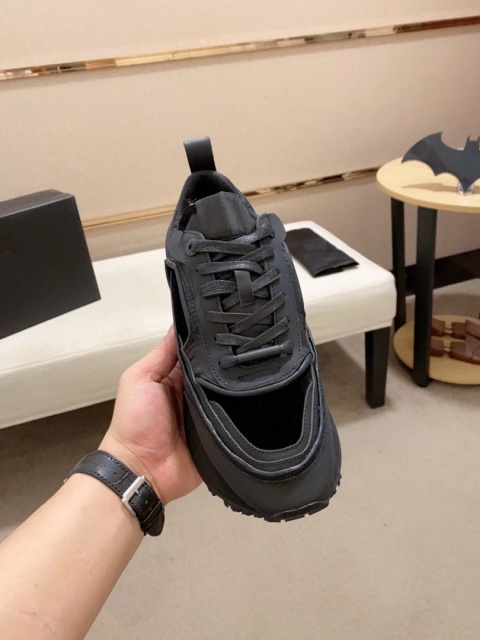 Buty Balmain skóra licowa + zmasz