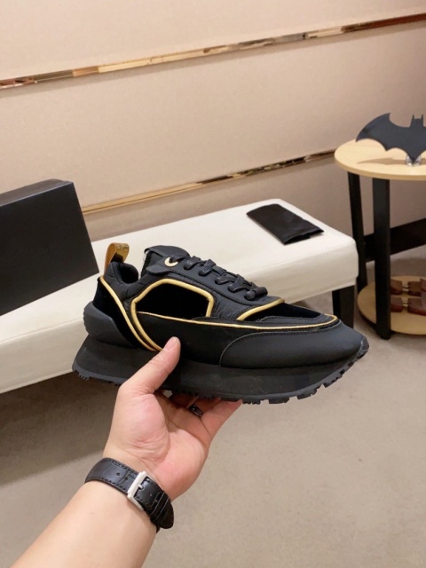 Buty Balmain skóra licowa + zmasz