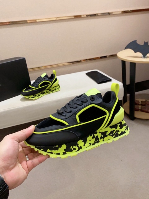 Buty Balmain skóra licowa + zmasz