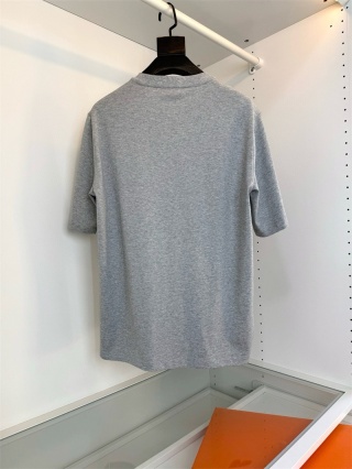 Koszulka Hermes 2026 Wiosna Pure Cotton Loose Fit