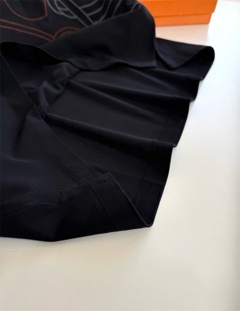 Koszulka Hermes 2026 Wiosna Pure Cotton Loose Fit