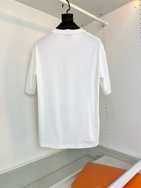 Koszulka Hermes 2026 Wiosna Pure Cotton Loose Fit