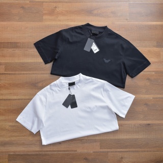 Koszulka Emporio Armani Silky Cotton Cool‑Touch Summer Comfor