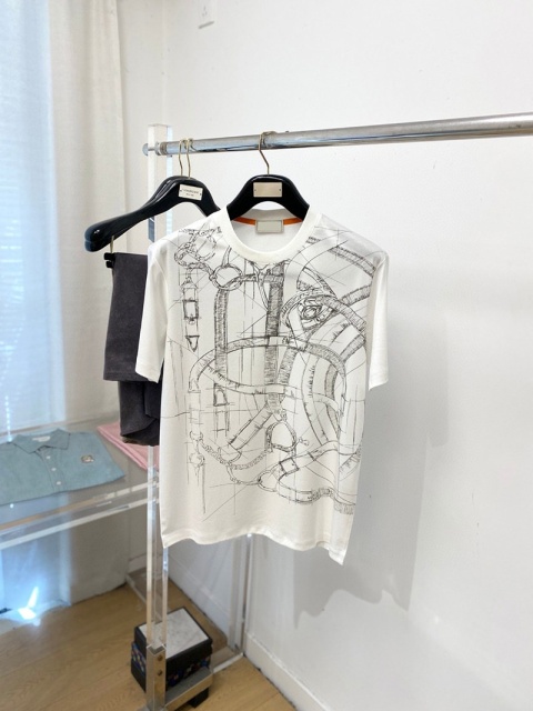 Koszulka męska t-shirt Hermes Premium Silky Cotton