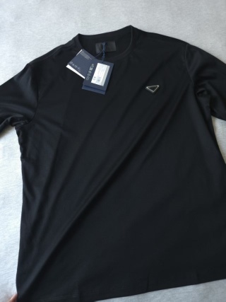 Koszulka t-shirt Prada Silky Cotton Long‑Sleeve long‑sleeve