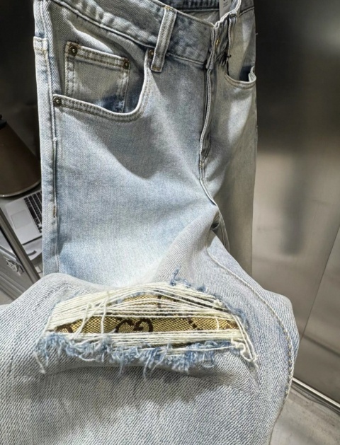 Spodnie Gucci Destroyed Slim Fit