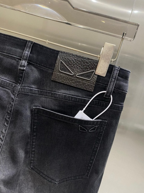 Spodnie Fendi Black Gray