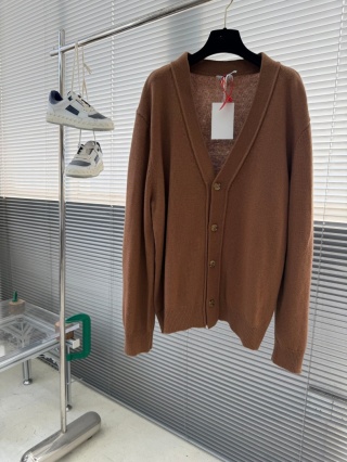 Sweter Bottega Veneta Kardigan Unisex Wełniny Premium Casual