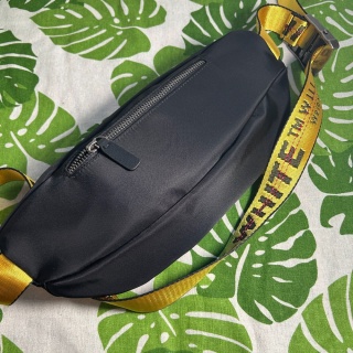 Torebka na ramię Off White Casual /Sport Crossbody Bag Black & Yellow