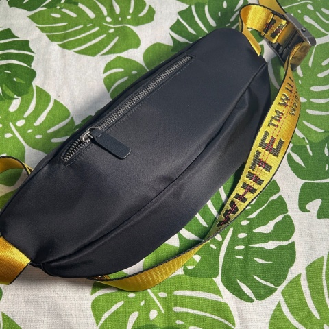 Torebka na ramię Off White Casual /Sport Crossbody Bag Black & Yellow