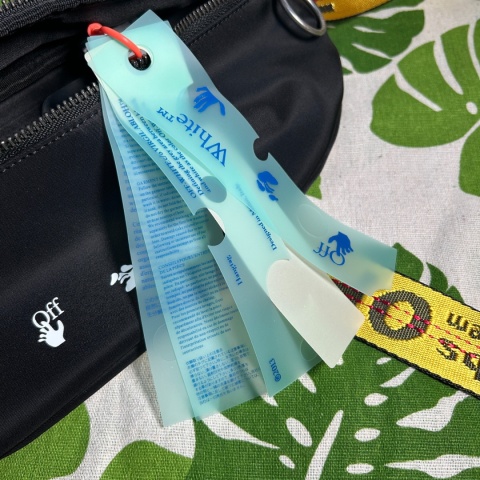 Torebka na ramię Off White Casual /Sport Crossbody Bag Black & Yellow